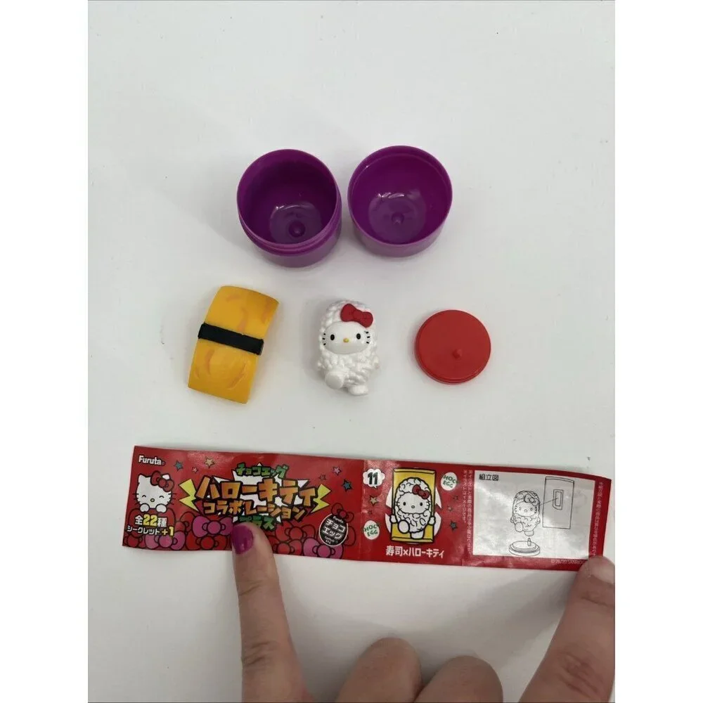 Sanrio Hello Kitty Mini Figure Furuta Chocolate Egg Tamago Sushi Japan F/S